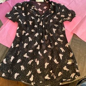 Kiera Sheer blouse, Size S.